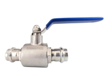 Ball valve with press end 2