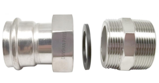 Union with male nut